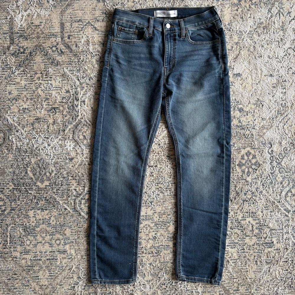 Signature by Levi Strauss Dark Blue Slim Jeans